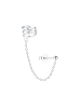 Alexander York Ohrstecker BALL mit EAR CUFF Triple line in 925 Sterling Silber