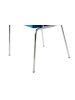 Kayoom Stuhl Palma in blau - chrom