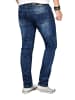 Alessandro Salvarini Jeans A. Salvarini Herren Jeans Salvarini-Basic3 in Blau