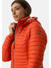 Camel Active Winddichte Jacke mit seitlichem Strick-Einsatz in Orange