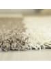 KADIMA DESIGN Teppich Hochflor Shaggy Karo Design Polypropylen Wohnzimmer in Beige