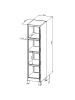 en.casa Schließfachschrank Joroinen in Grau (G)22.98kg