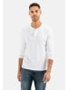 Camel Active Langarmshirt Henley in Weiß