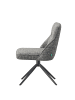 DUBI Möbel 2er-Set: Drehstuhl MIRELA in Dunkelgrau - (B)49 x (H)84 x  (T)62 cm