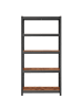 SONGMICS Bücherregal Cozory in Braun-Schwarz - (B)30 x (H)150 x (T)75 cm