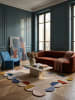 KADIMA DESIGN Teppich Wolle Handgetuftet HALLEIN Geometrisch Wohnzimmer in Beige-Multicolor