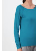 monari Langarmshirt in petrol