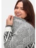 sheego by Joe Browns Longstrickjacke in grau