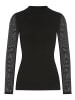 Laura Scott Stehkragenpullover in schwarz