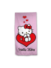 COFI 1453 Hello Kitty Strandtuch 70 × 140 cm leicht und schnelltrocknend in Rosa