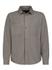 Eight2Nine Langarmhemd in taupe melange
