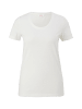 s.Oliver T-Shirt kurzarm in Creme