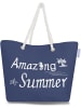 normani Bequeme Sommer-Umhängetasche, Strandtasche in Amazing Summer Blue