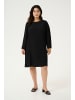 KAFFE curve Jerseykleid KCalvina A-shape in Black Deep