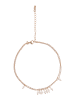 NAEMI Women Anklet in Rose Gold White