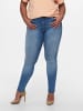 ONLY Carmakoma Curvy Skinny Jeans Plus Size Stretch Denim Hose CARMAYA in Hellblau