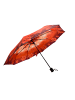 ANELY Kleiner Regenschirm Paris Gemustert Taschenschirm in Rot