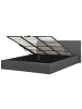 Beliani Doppelbett ORBEY in Grau - (W) 197 x (H) 88 x (L) 212 cm