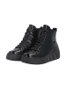rieker Hohe Sneaker aus Crashlack-Leder Schwarz