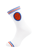 Unabux Sportsocken Touchdown in weiß/PLAY OFFS