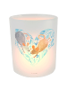 Mr. & Mrs. Panda Windlicht aus Glas Mäuse Herz ohne Spruch in Transparent