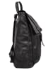 Samantha Look Rucksack echt Leder in schwarz