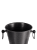 Beliani Flaschenkühler BIRMA in Silber - (W) 25 x (H) 29 x (L) 25 cm
