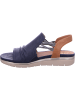 Jana Shoes Sandale in blau