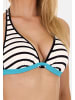 SUNFLAIR Mix&Match Bikini Top in nachtblau/weiß