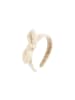 leevje Haarreif Teddy mit Schleife in beige