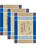 Kracht Jacquard, Halbleinen, Leinen / Halbleinen Geschirrtuch 3er-Pack in Möven