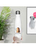 Mr. & Mrs. Panda Thermosflasche Igel Blumen mit Spruch in Weiß