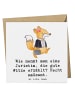 Mr. & Mrs. Panda Deluxe Karte Juristin Humor mit Spruch in Weiß