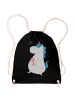 Mr. & Mrs. Panda gymnastiktasche Einhorn Spaziergang ohne Spruch in Schwarz