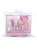 Intirilife Flaschen Set mit leeren Flaschen in ROSA TRANSPARENT