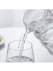 relaxdays Glaskaraffe in Transparent/ Silber - 1688 ml
