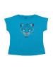 Jack Wolfskin Shirt Leopard Tee Girls in Blau