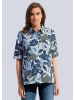 Alba Moda Bluse mit floralem Dessin in offwhite