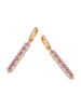NAEMI Women Earrings in Rose Gold Violet