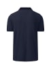 FYNCH-HATTON Poloshirt in Two-Tone-Optik in Navy