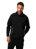 JP1880 Sweatjacke in schwarz