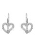 Adeliás Damen Anhänger – Herz Herzanhänger aus 925 Silber in silber