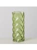 Boltze Glasvase mit Glanzeffekt, CURVO in Grün, Ø 13 x (H) 30 cm