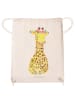 Mr. & Mrs. Panda Stofftasche Giraffe Blumenkranz ohne Spruch in Creme