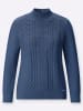 WITT WEIDEN Stehkragen-Pullover in jeansblau