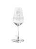 Mr. & Mrs. Panda Weißwein Glas Schildkröte Wanderer mit Spruch in Transparent