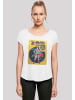 F4NT4STIC Long Cut T-Shirt DC Comics Superman International Cover in weiß