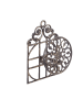 relaxdays Schlauchhalter Vintage Look in Bronze