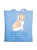 Mr. & Mrs. Panda Shopper Langhaar Collie Treue mit Spruch in Sky Blue