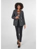 MADELEINE Klassischer Blazer, silberfarbene Knöpfe in schwarz / wollweiß